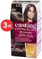 ĽORÉAL CASTING Creme Gloss 415 Ice Chestnut 3 × 180 ml - Hair Dye
