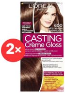ĽORÉAL CASTING Creme Gloss 600 Svetlý gaštan 2× - Farba na vlasy