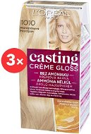 ĽORÉAL CASTING Creme Gloss 1010 Marcipánová 3 × 180 ml - Farba na vlasy