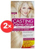 ĽORÉAL CASTING Creme Gloss 1021 Blonde Light Pearl 2 × - Hair Dye