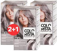 ĽORÉAL PARIS Colorista Permanent Gel Silver 3 × 60 ml - Hair Dye