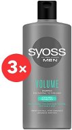 SYOSS MEN Volume 3× 440 ml - Pánsky šampón