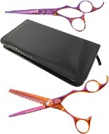 OLIVIA GARDEN SilkCut Rainbow Hairdressing Scissors Set 575+635 - Hairdressing Scissors