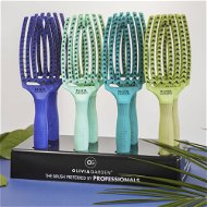 OLIVIA GARDEN Hair Styling Brush Fingerbrush Tropical Blue - Hair Brush