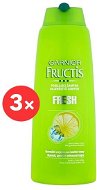 GARNIER Fructis Pure Fresh Shampoo 3× 400 ml - Šampón