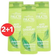 GARNIER Fructis Antidandruff 2 v 1 Shampoo 3× 400 ml - Šampón