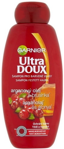 GARNIER Ultra Doux Argan Oil and Cranberry Shampoo 400 ml - Shampoo - Main image