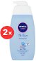 NIVEA Baby Mild Shampoo 2× 500 ml - Gyerek sampon