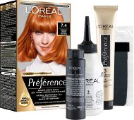 Hajfesték L'ORÉAL PARIS Faria Préference Dublin 74 - Intenzív Rézvörös - Barva na vlasy