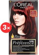 ĽORÉAL PARIS Préférence P37 Pure Plum Intense Dark Red 3× - Hair Dye