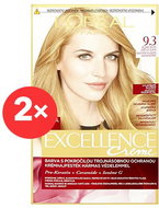 ĽORÉAL PARIS Excellence Creme 9.3 Blond velmi světlá zlatá 2× - Barva na vlasy