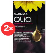 GARNIER Olia 3.16 Tmavě fialová 2× - Barva na vlasy