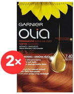 GARNIER Olia 7.40 Intenzivní měděná 2× - Barva na vlasy
