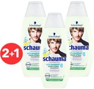 SCHWARZKOPF SCHAUMA Anti-Dandruff Fresh Citrus 3 x 400 ml - Men's Shampoo