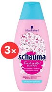 SCHWARZKOPF SCHAUMA Fresh it Up! 3× 400 ml - Šampón