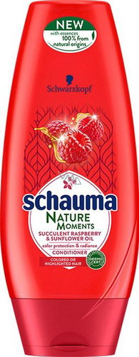SCHWARZKOPF SCHAUMA Nature Moments Succulent Raspberry & Sunflower Oil 200 ml - Conditioner - Main image