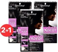SCHWARZKOPF COLOR EXPERT 1-0 Deep black 3 × 50 ml - Hair Dye