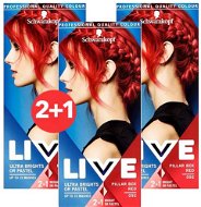 SCHWARZKOPF LIVE 92 Pillar Box Red 3 × 50ml - Hair Dye