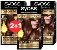 SYOSS Oleo Intense 6-80 Mogyoró szőke 3× 50 ml - Hajfesték