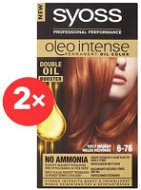 SYOSS Oleo Intense 6 – 76 Teplý medený 2× 50 ml - Farba na vlasy