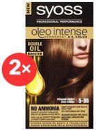 SYOSS Oleo Intense 5-86 Pôvabne hnedý 2× 50 ml - Farba na vlasy