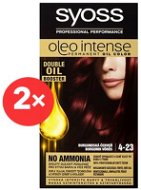 SYOSS Oleo Intense 4-23 Burgundy Red 2 × 50 ml - Hair Dye