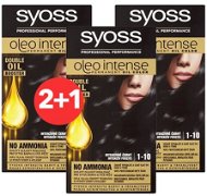 SYOSS Oleo Intense 1-10 Intenzivne čierna 3× 50 ml - Farba na vlasy