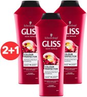 SCHWARZKOPF GLISS KUR Ultimate Color 3× 400 ml - Šampón