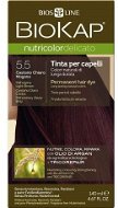 BIOKAP Nutricolor Delicato 5.50 Mahogany Light Brown Gentle Dye 140 ml - Přírodní barva na vlasy
