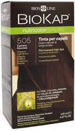 Természetes hajfesték BIOKAP Nutricolor Delicato Chestnut Light Brown Gentle Dye 5.05 140 ml - Přírodní barva na vlasy