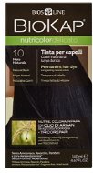 Prírodná farba na vlasy BIOKAP Nutricolor Delicato 1.00 Natural Black Gentle Dye 140 ml - Přírodní barva na vlasy