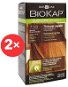 BIOKAP Nutricolor Extra Delicato +  Golden Blond Wheat Gentle Dye 7.33 (2× 140 ml) - Přírodní barva na vlasy