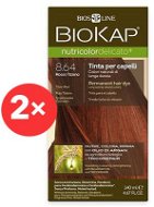 BIOKAP Nutricolor Extra Delicato + Titian Red Gentle Dye 8.64 (2× 140 ml) - Přírodní barva na vlasy