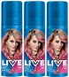 SCHWARZKOPF LIVE Colour Sprays Candy Pink 3× 120 ml - Farebný sprej na vlasy