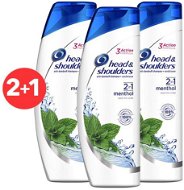 HEAD & SHOULDERS Menthol Fresh 2-in-1 (3× 360ml) - Shampoo