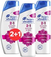 HEAD & SHOULDERS Smooth & Silky 2-in-1 (3× 360ml) - Shampoo