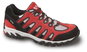 Work Shoes VM FOOTWEAR Half boots outdoor leather combined with textile CALGARY 4835-35 red, size 36 - Pracovní obuv
