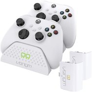 VENOM VS2871 Xbox Series S/X & One White Twin Docking Station + 2 batteries - Game Controller Stand