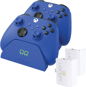 VENOM VS2888 Xbox Serie S/X & One Blue Twin Docking Station + 2 Batterien - Ladestation