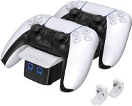 Kontroller állvány VENOM VS5001 White PS5 Twin Docking Station - Stojan na herní ovladač