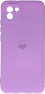 Phone Cover Vennus Valentýnské pouzdro Heart pro Samsung Galaxy A03 - fialové - Kryt na mobil