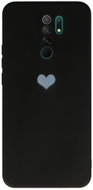 Vennus Valentýnské pouzdro Heart pro Xiaomi Redmi 9 - černé - Phone Cover