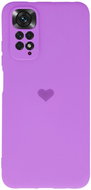 Vennus Valentýnské pouzdro Heart pro Xiaomi Redmi Note 11/ Redmi Note 11S - fialové - Phone Cover