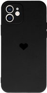 Vennus Valentýnské pouzdro Heart pro iPhone 11 - černé - Phone Cover