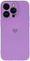 Vennus Valentínske puzdro Heart na iPhone 13 Pro – fialové - Kryt na mobil