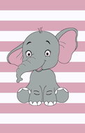 Dětský koberec Kiddo A1087 pink  - Koberec