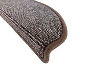 Nášlap na schody Porto hnědá půlkruh 65 x 20 x 4 cm (5ks) - Nášlapy na schody
