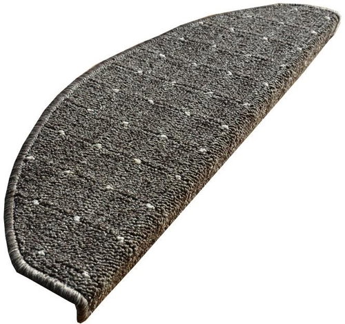 Nášlap na schody Udinese hnědá půlkruh 65 x 20 x 4 cm (5ks) - Nášlapy na schody - Main image