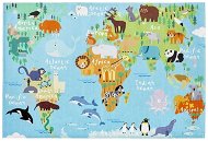 Koberec Detský koberec Torino Kids World map 80 × 120 cm - Koberec
