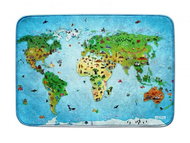 Dětský koberec Ultra soft Mapa světa 130 x 180 cm - Carpet